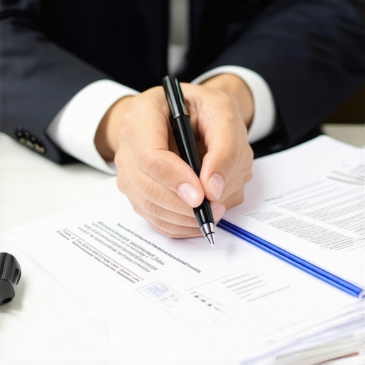 Lawyer providing immigration guidance to client