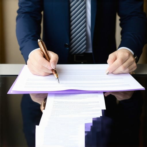 Lawyer advising an immigrant on legal documents for citizenship