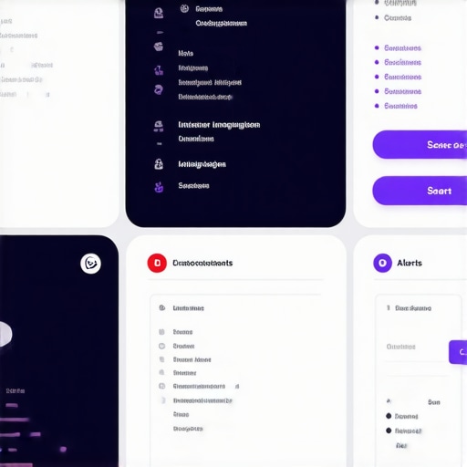 Pantalla de gestión de casos migratorios digital con alertas y documentos