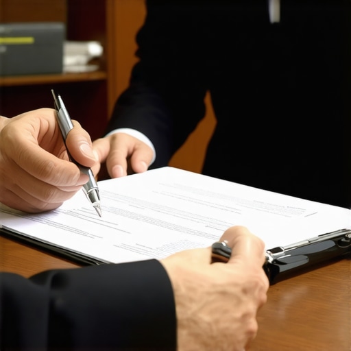 Consultation with an immigration lawyer Attorney explaining immigration process to client