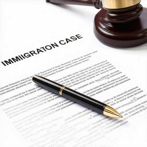 Legal documents, pen, and checklist on a desk