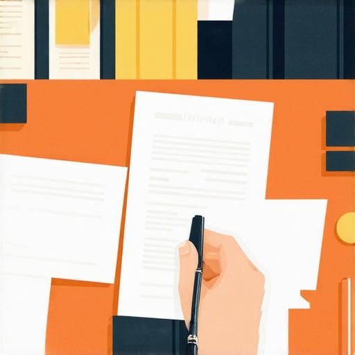 Persona revisando documentos legales con un abogado en una oficina