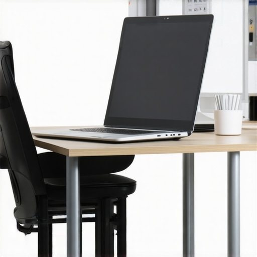 Persona organizando documentos digitales en una computadora portátil para proceso de inmigración