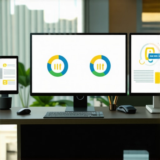 Abogado de inmigración usando software y dispositivos tecnológicos para organizar casos legales
