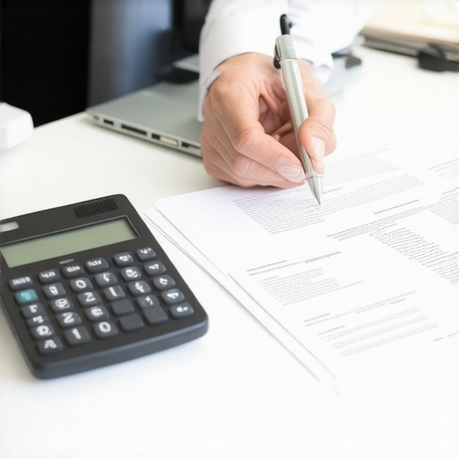 Person organizing immigration paperwork to prevent case closure