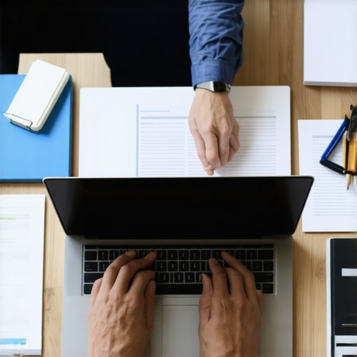 Abogado de inmigración usando tecnología para gestionar casos migratorios
