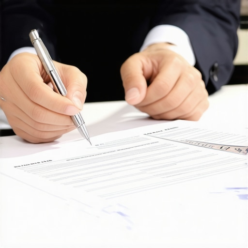 Lawyer consulting with a client about immigration case at desk