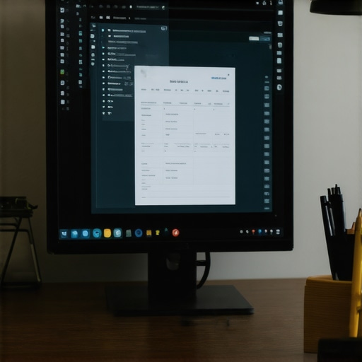 Una computadora portátil abierta en un escritorio con documentos legales digitalizados y una aplicación de calendario visible, reflejando organización y eficiencia en procesos migratorios.