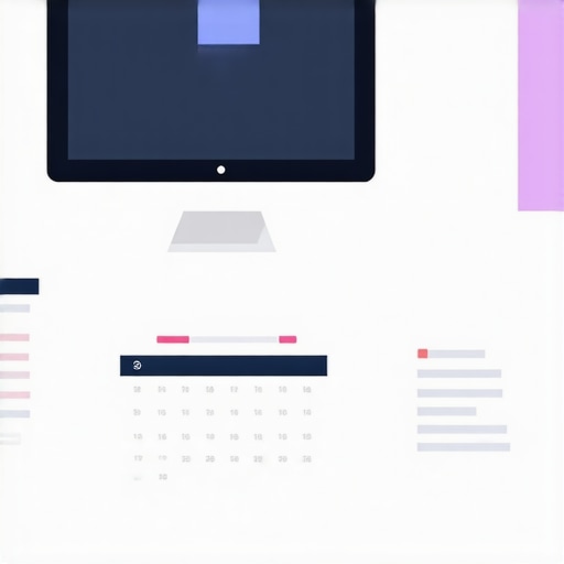 Computer screen displaying organized folders and calendar reminders for immigration process