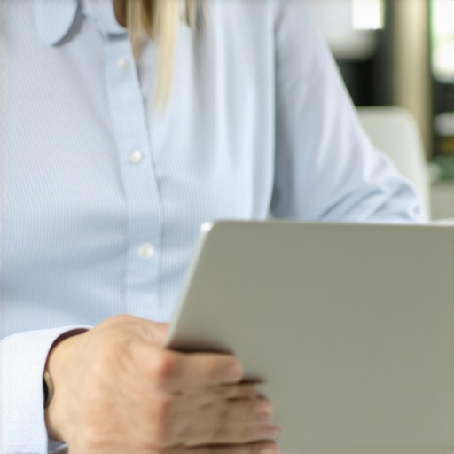 Person using a laptop to organize immigration case files