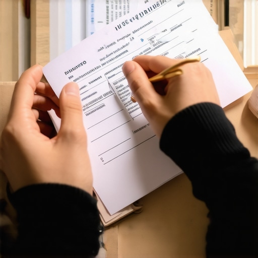 Persona revisando documentos y planificando un viaje seguro con ayuda legal