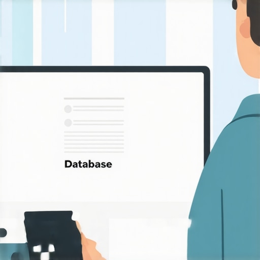 Persona revisando la licencia de un abogado en una página web oficial en su computadora