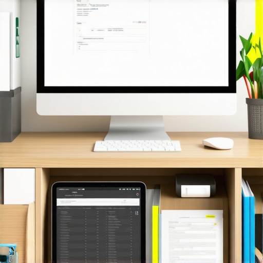 A clean and organized digital workspace with tools for immigration case management.