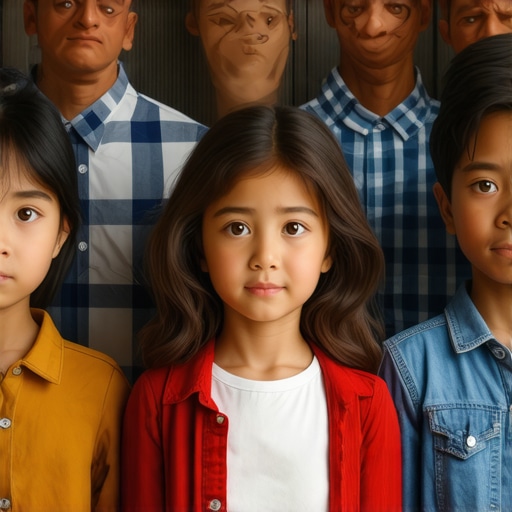 Family showing emotional distress due to deportation effects