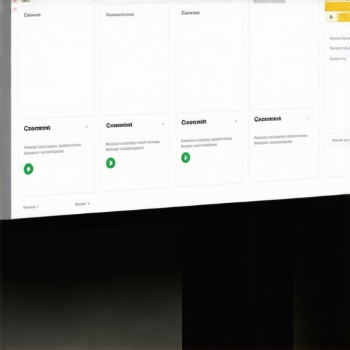Pantalla de ordenador con herramientas digitales para gestionar procesos migratorios