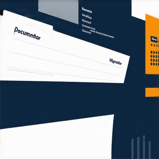Gestor de documentos y alertas para inmigrantes Pantalla de ordenador con gestión de documentos y recordatorios para procesos migratorios