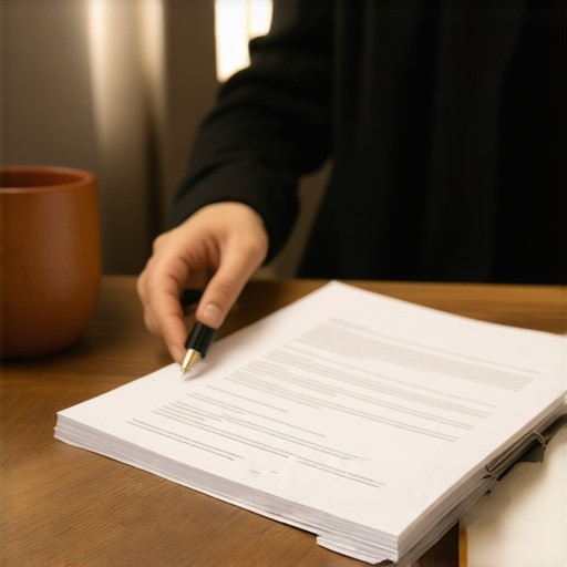 Persona usando aplicaciones de gestión de casos legales en una oficina moderna