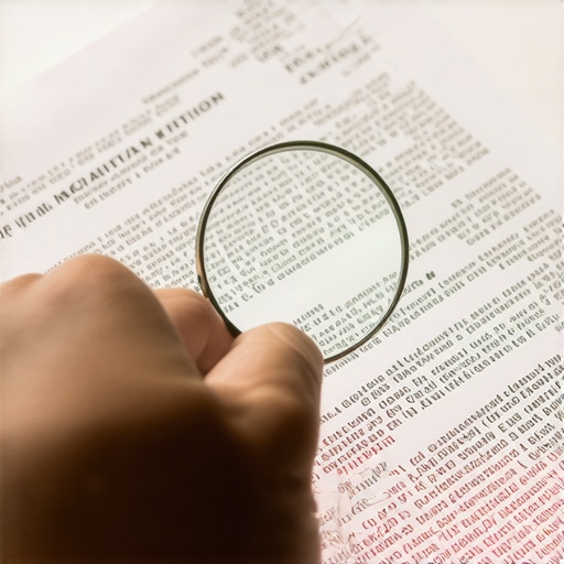 Persona examinando registros migratorios con lupa