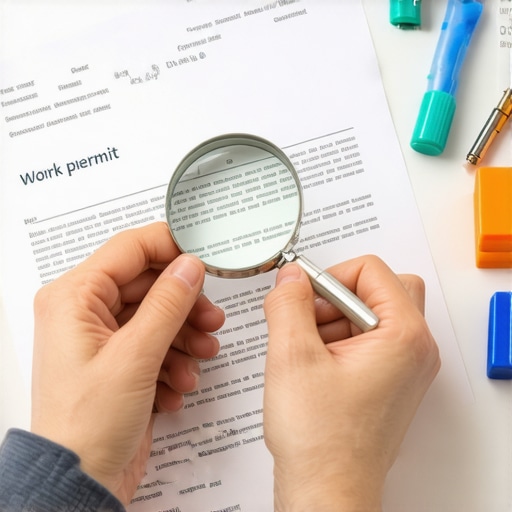 Cómo corregir un error tipográfico en tu permiso de trabajo