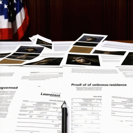 Documentos que prueban que has vivido continuamente en EE.UU.