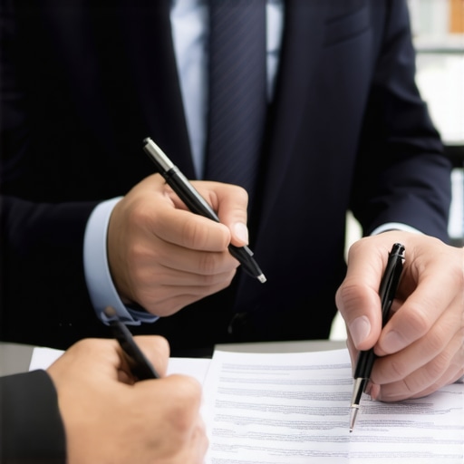 Expert Immigration Lawyer Consultation Lawyer discussing immigration case with client