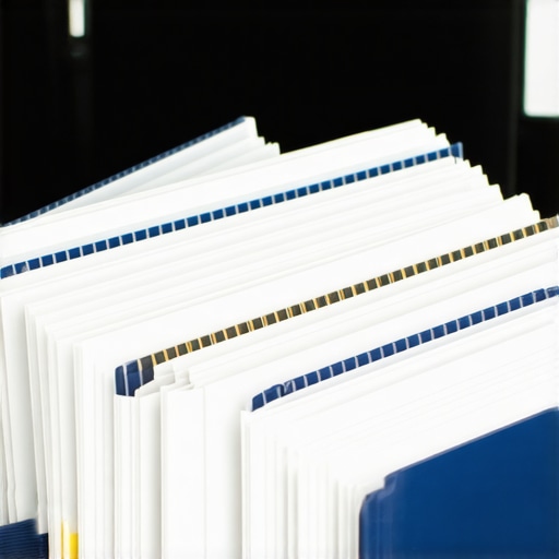 Organized Medical Documents for Immigration Case Medical files and certificates arranged neatly for immigration legal process