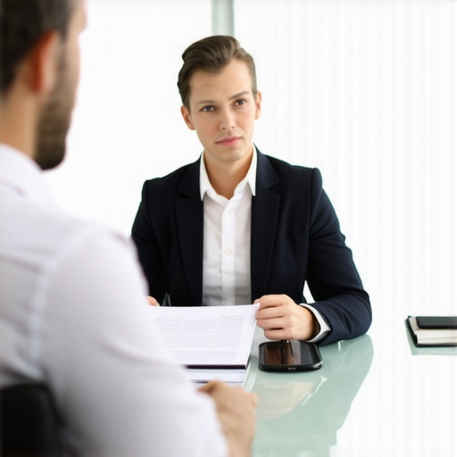 Preparing for Citizenship Interview Applicant practicing interview questions with lawyer