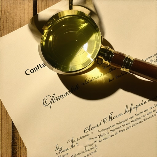 Revisando los términos del contrato con un abogado de inmigración para evitar cláusulas abusivas.