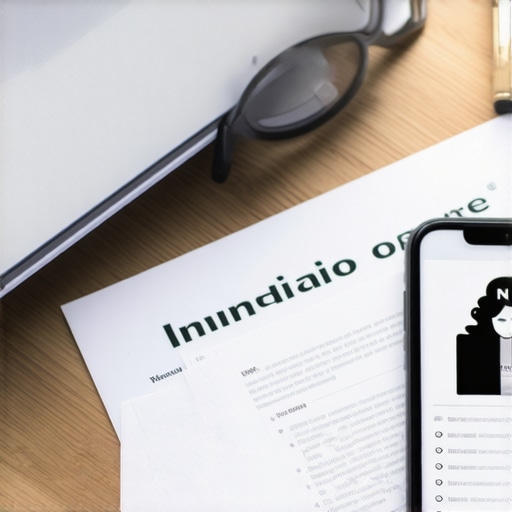Close-up of digital and physical evidence for an immigration case