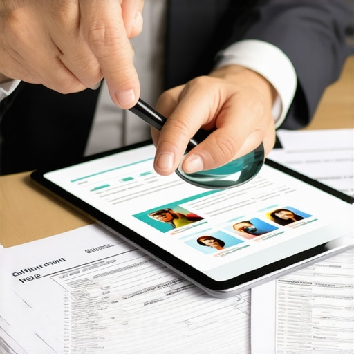 Abogado analizando redes sociales y formularios de inmigración