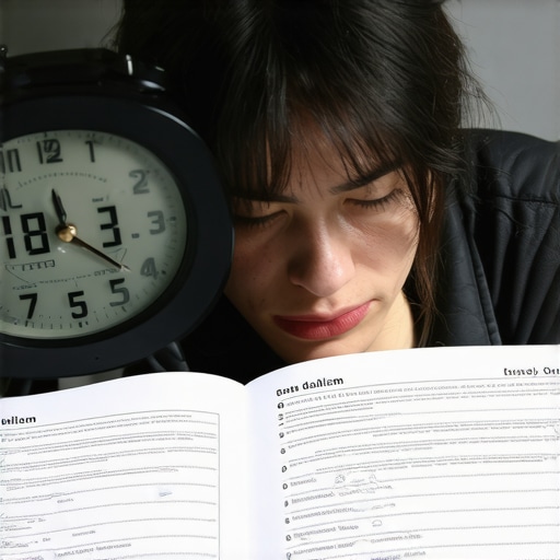 El reloj de asilo y la importancia del tiempo Persona preocupada revisando los tiempos de espera del permiso de trabajo por asilo