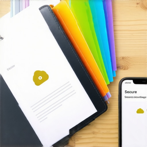 Herramientas de organización para casos migratorios Carpeta de documentos legales y herramientas digitales para el seguimiento de trámites de inmigración