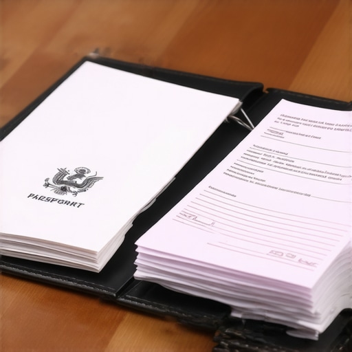 Organización de documentos para abogado de inmigración Expediente migratorio organizado para una cita legal