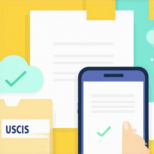 Organización digital de documentos de inmigración Escaneo de documentos legales para trámites de inmigración con herramientas digitales