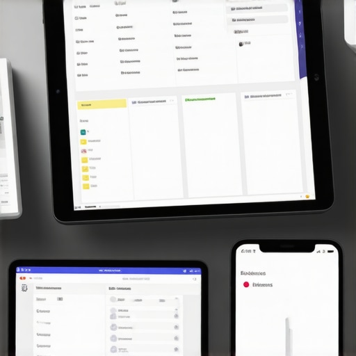 Organización digital para casos de inmigración Tableta y laptop mostrando archivos digitales organizados para un trámite migratorio seguro.