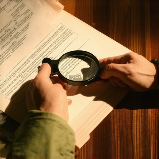 Persona analizando documentos del récord migratorio para asegurar un viaje seguro con Advance Parole.