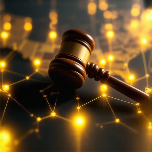 Strategic Immigration Court Mapping An artistic representation of moving an immigration case between different US court jurisdictions.