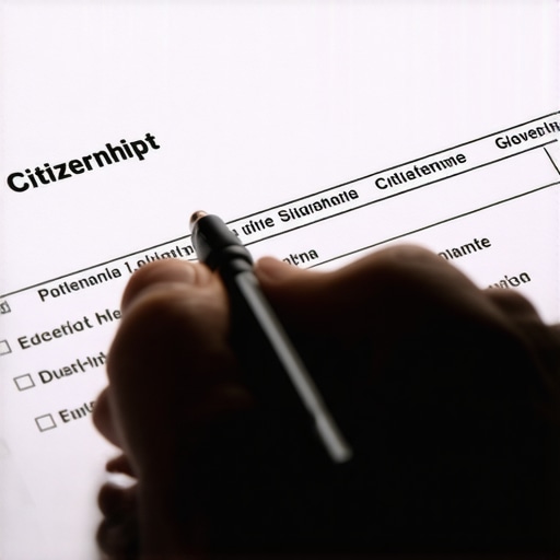A person signing a Form I-9 which can lead to immigration fraud issues