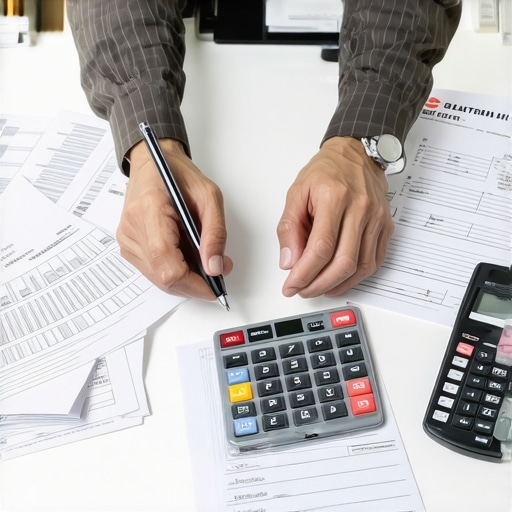 Organización de documentos financieros para USCIS Documentos financieros e impuestos organizados para un trámite de inmigración